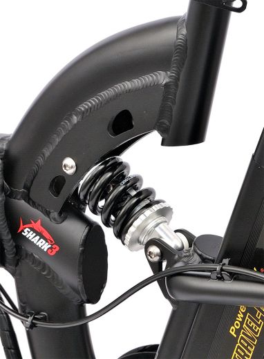 SMARTbike SHARK 3Pro Faltbar, Rahmenvollfederung, 3 Reifen