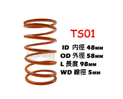 Torque spring TS01 orange 15%