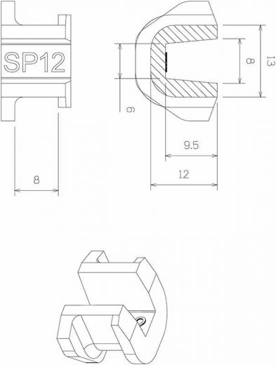TechPulley Gleitstcke SP12/SP2015-AK/Honda PCX