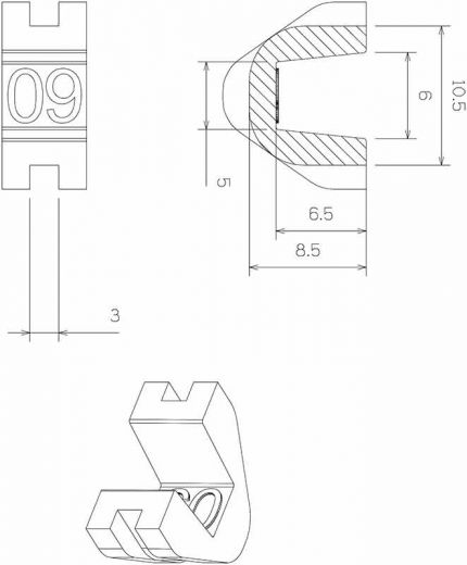 TechPulley Gleitstcke SP09/SP1613-G