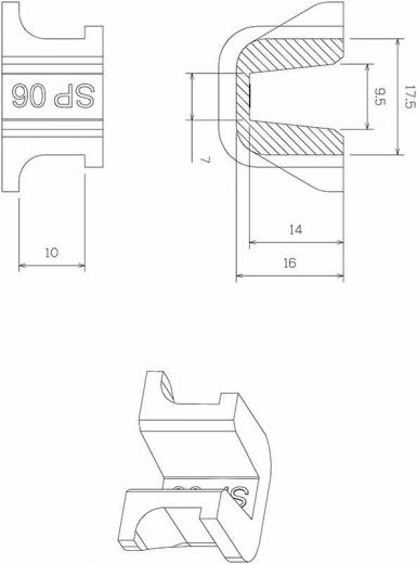 TechPulley Gleitstcke SP06/SP2515-M