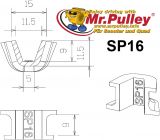 TechPulley sliding pieces SP16