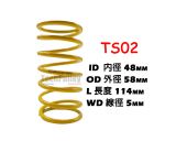 Gegendruckfeder TS02 yellow 20%