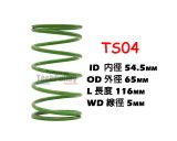 Gegendruckfeder TS04 Hellgrn 35%