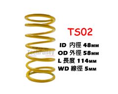 Gegendruckfeder TS02 yellow 20%