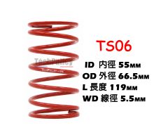 Gegendruckfeder TS06 red 15% Kymco SYM