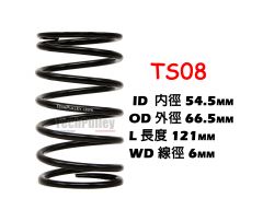 Gegendruckfeder TS08 black 20%