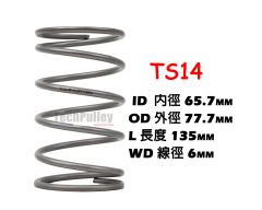 Torque spring Gegendruckfeder TS14 grey +20%